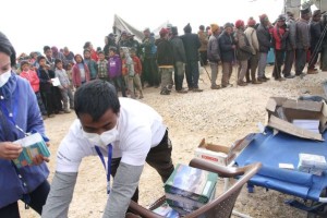 भूकम्प प्रभावित गाँउमा ५ सय बढीको नि:शुल्क स्वास्थ्य परीक्षण