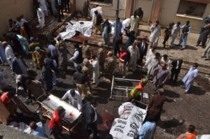 अस्पतालमा बम विस्फोट ४० को मृत्यु,  दर्जनौँ घाइते