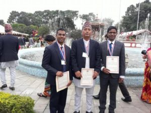 वी.पी. प्रतिष्ठानका डाक्टर नेपाल विद्याभूषण(क) पदकद्धारा सम्मानित