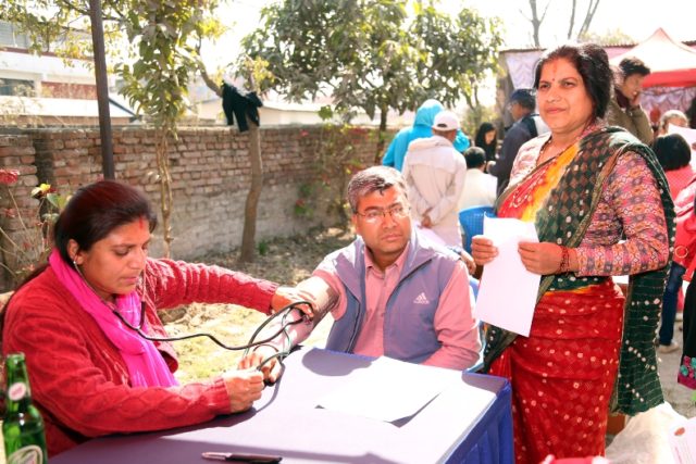 निःशुल्क मुटु र मिर्गोला जाँचमा तीन सयले सेवा लिए