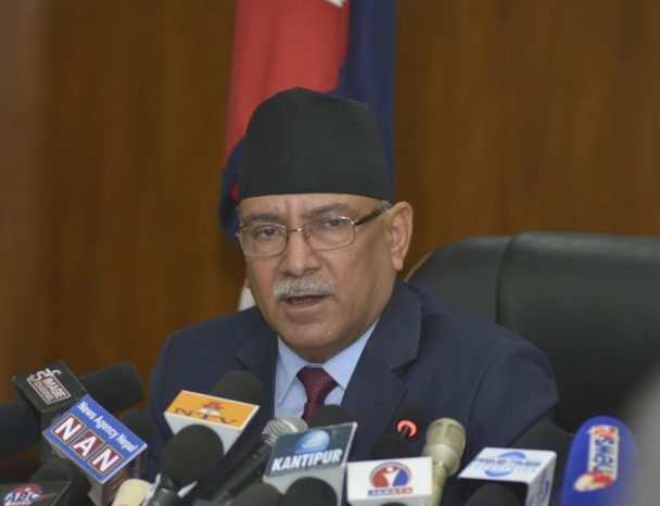 पदबाट राजीनामा दिदै गर्दा प्रधानमन्त्री प्रचण्डले यसरी उल्लेख गरे स्वास्थ्यका कुरा