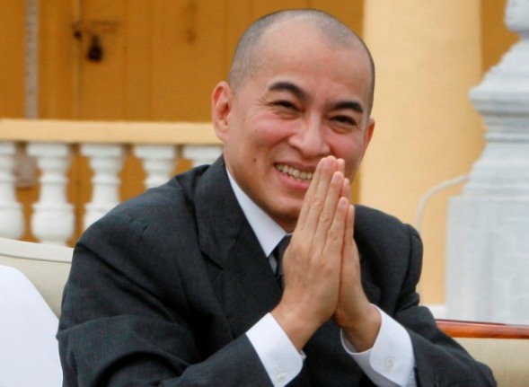 क्याम्बोडियाली राजा उपचारका लागि चीनमा