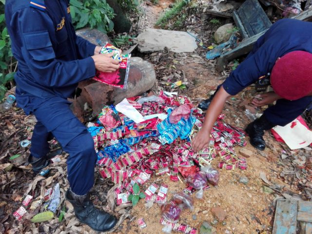 पाल्पाको अनुगमन टोलीद्धारा सुर्तीजन्य पदार्थ जफत गरी नष्ट