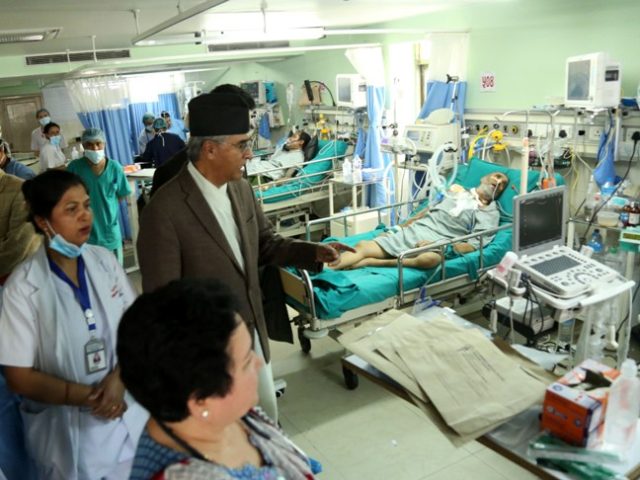 सभापति देउवाद्वारा विमान दुर्घटनामा घाइते भएकाको स्वास्थ्य अवस्थाबारे जानकारी