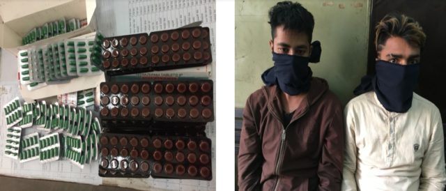 प्रतिबन्धित औषधि बिक्री गर्ने एक विदेशी सहित तीन जना पक्राउ