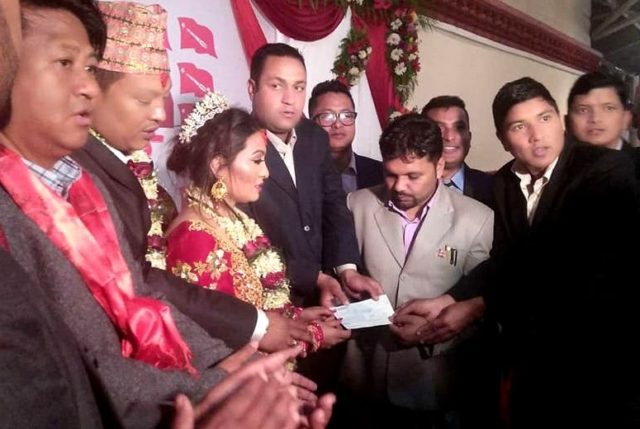 विहे खर्च डेढ लाख कटाएर नविनाले गरिन उपचार सहयोग