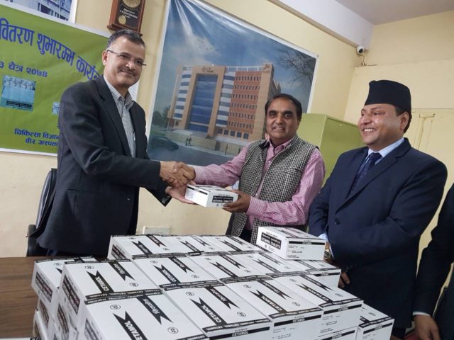 नेपाल औषधि लिमिटेडले बीर अस्पताललाई ३० हजार ट्यावलेट सिटामोल बेच्यो