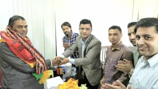 स्वास्थ्य तथा जनसंख्या मन्त्री यादवलाई बधाई दिँदै गोदानले बुझायो १९ बुँदे माग
