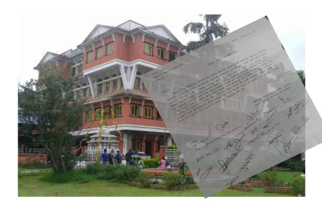 फागुन महिना देखि तलव नपाएपछि स्वास्थ्यकर्मीले बुझाए ज्ञापनपत्र