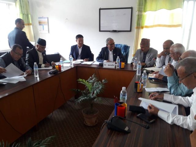 संसदको शिक्षा तथा स्वास्थ्य समितिले गर्‍यो माथेमा कार्यदलका पदाधिकारीसंग छलफल