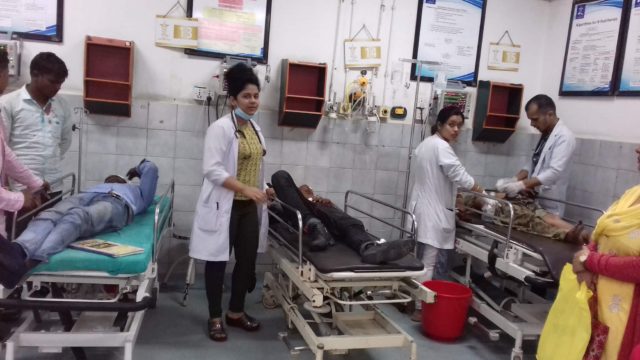 अरुणखोला बस दुर्घटनाका ४० घाइतेको उपचार पुरानो मेडिकल कलेजमा
