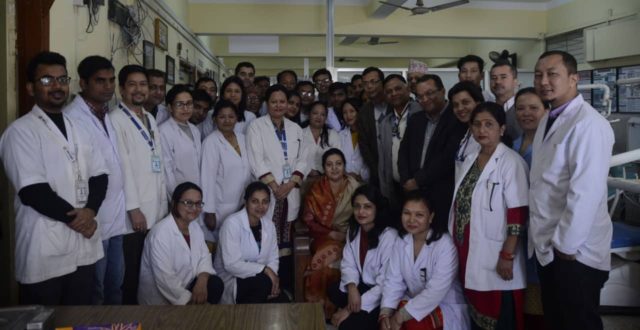 राष्ट्रपति भण्डारी दाँत उपचारका लागि पुगिन् वीर अस्पताल