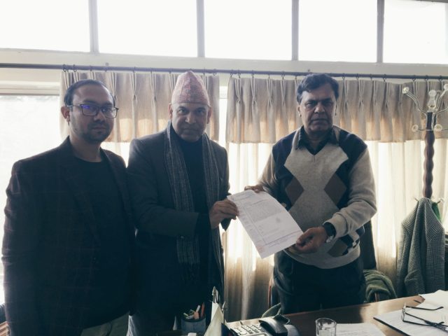 केन्द्रीय जनस्वास्थ्य विभागलाई पूर्णता नदिएको भन्दै त्रिवि उपकुलपति समक्ष ध्यानाकर्षण