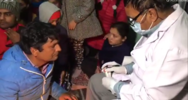 किरिया बसेको स्थानमै गई गरियो स्वास्थ्य परीक्षण