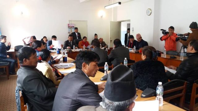 शिक्षा तथा स्वास्थ्य समितिको बैठक आइतबारसम्मका लागि स्थगित