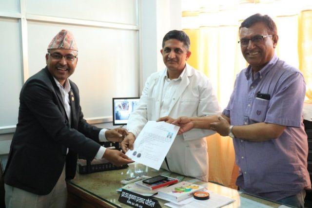 जन्मदिनको अवसरमा प्रदेश सांसदद्धारा अंगदानको घोषणा