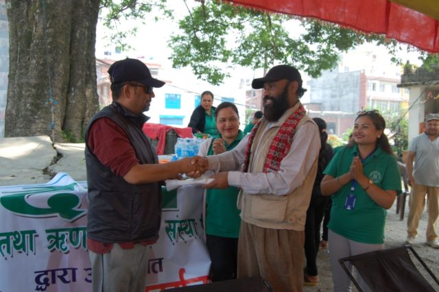 मुलपानीमा ४९ जनाले गरे रक्तदान