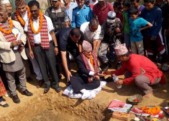 चन्द्रागिरिमा नगरस्तरीय अस्पतालको शिलान्यास