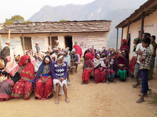 आवाज मात्रै सुनेका नातिलाई साढे एघार बर्षमा देखेपछि …