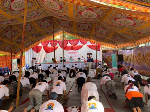 स्वास्थ्य मन्त्रालयमा यसरी मनाइयो योग दिवस – फोटो फिचर