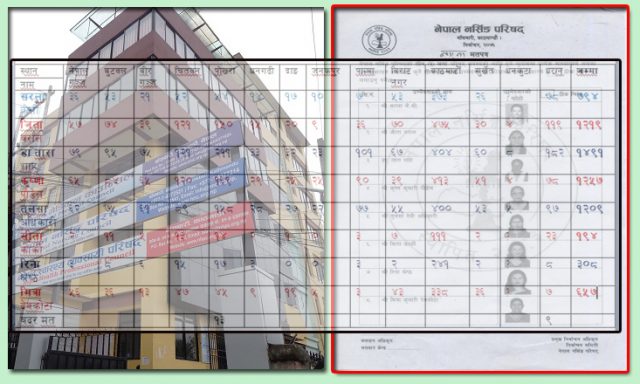 नर्सिङ काउन्सिल निर्वाचन : कसको कहाँबाट कति भोट ?