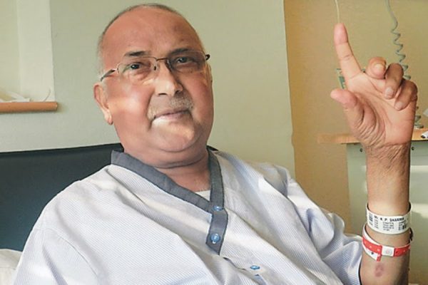 प्रधानमन्त्री केपी ओलीको ग्राण्डीमा दुई पटक मिर्गौलाको डायलासिस, आज डिस्चार्ज गर्ने तयारी