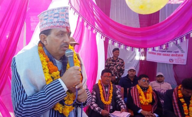 एउटै औजारमा करोडौँ कमिशन खाने प्रवृत्तिले स्वास्थ्य क्षेत्र बन्दैन : स्वास्थ्यमन्त्री ढकाल