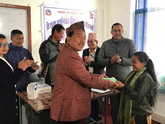 पाल्पा : गर्भवतीलाई अब क्याल्सियम चक्की नि:शुल्क