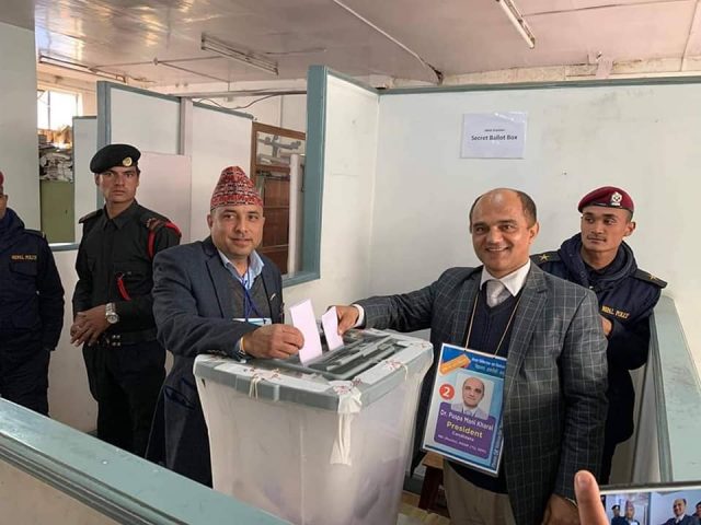 चिकित्सक संघको निर्वाचन : दोस्रो दिन ८३० मत खस्यो