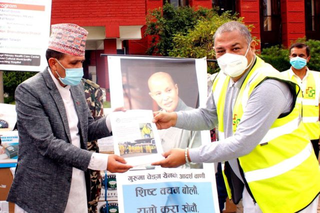 चु जी फाउन्डेसनद्धारा २० वटा भेन्टिलेटरसहितका स्वास्थ्य सामग्री सहयोग