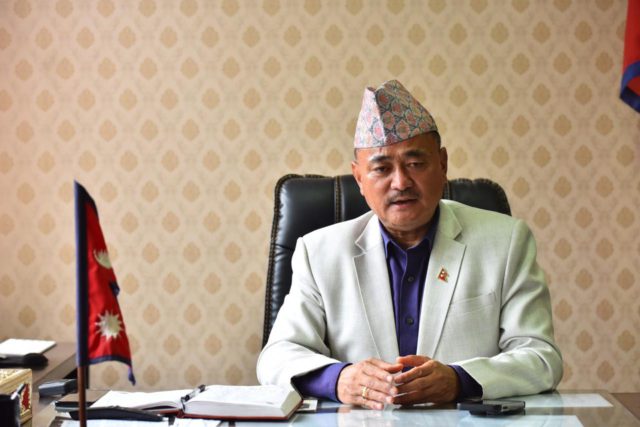 भौतिक पूर्वाधार मन्त्री बसन्त नेम्बाङलाई कोरोना संक्रमण