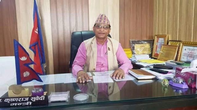 सुदूरपश्चिम प्रदेशका सामाजिक विकास मन्त्री सुवेदीलाई कोरोना संक्रमण