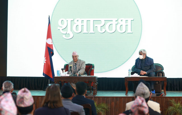 कोभिडविरुद्धको खोप अभियानको एक वर्ष, प्रधानमन्त्री देउवा सन्तुष्ठ