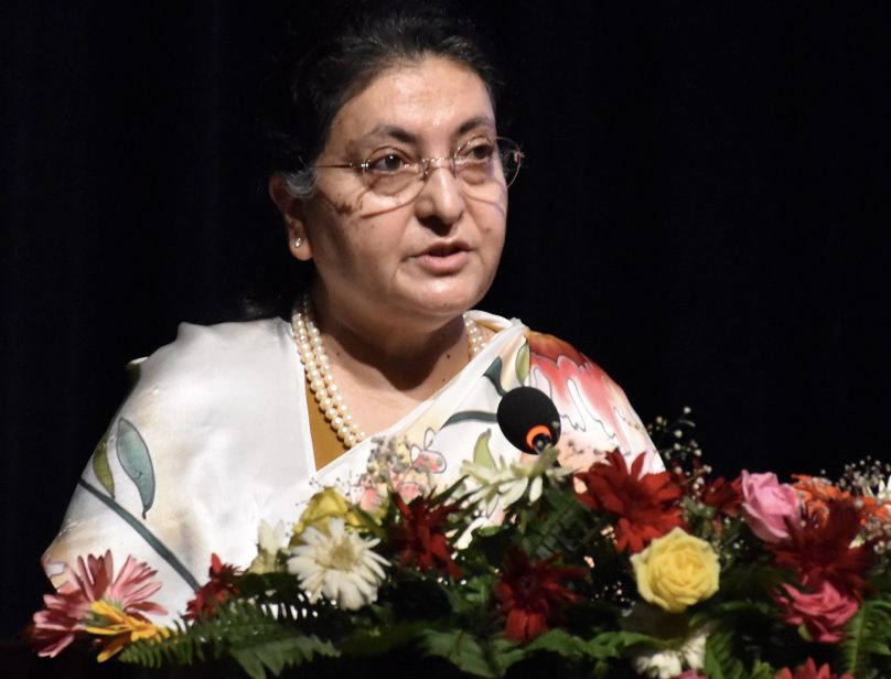 स्वास्थ्य शिक्षालाई सबैको पहुँचमा पुर्याउनुपर्छ : राष्ट्रपति भण्डारी