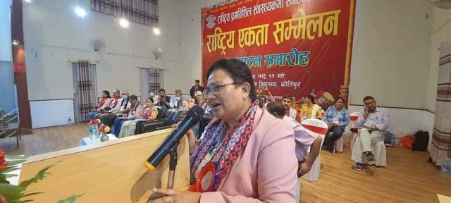 माओवादी निकट राष्ट्रिय प्रगतिशील स्वास्थ्यकर्मी संगठनको एकता सम्मेलन सम्पन्न, अध्यक्ष बने लिलाराम थापा