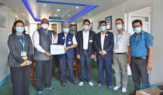 डब्लुएचओले नेपाललाई दियो ८० लाख कोभिडविरुद्धको सुई