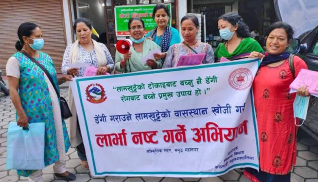 डेंगुबाट बच्न ‘लार्भा खोज र नष्ट गर’ अभियान