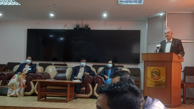 नसर्ने रोग विरुद्ध जनचेतना अभिबृद्धि गर्न आवश्यक : मन्त्री खापुङ