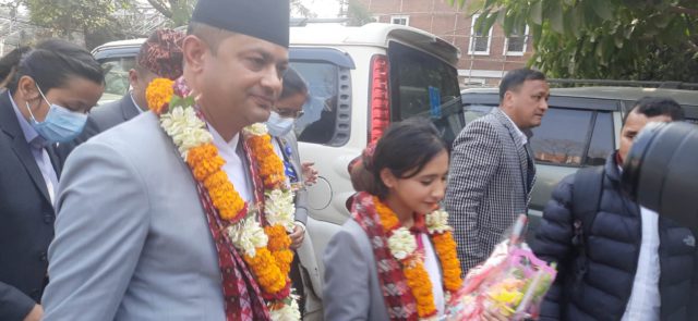 नवनियुक्त स्वास्थ्यमन्त्री र राज्यमन्त्रीको मन्त्रालय प्रवेश (फोटोफिचर)