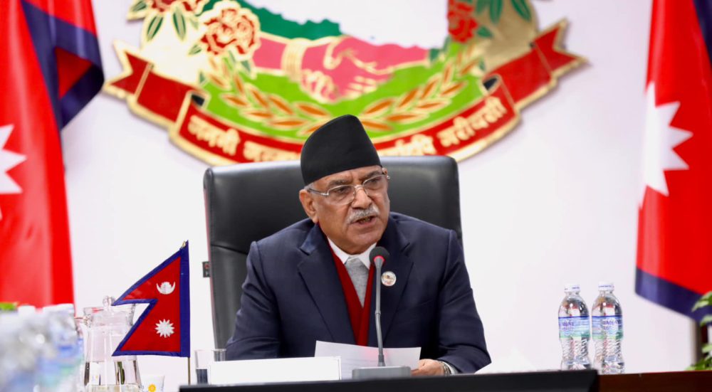फोहोर व्यवस्थापन र निर्मूल गर्न सरकार दृढतापूर्वक अगाडि बढ्छ : प्रधानमन्त्री दाहाल