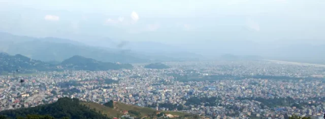 वायु प्रदूषणको जोखिममा पोखरा