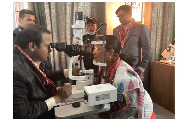 नेपाल दृष्टि विशेषज्ञ संघको सहकार्यमा गोकर्णेश्वर नगर अस्पतालमा आँखा सेवा प्रारम्भ