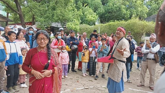 धूमपान तथा सुर्तीजन्य पदार्थविरुद्ध जनचेतना जगाउन ‘कुलत’ नाटक प्रदर्शन