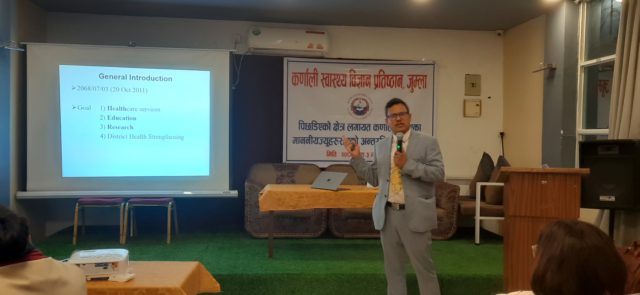 ‘कर्णाली बासीलाई कर्णाली स्वास्थ्य विज्ञान प्रतिष्ठानमा अध्ययनका लागि ४५ प्रतिशत सिट आरक्षण गरौँ’