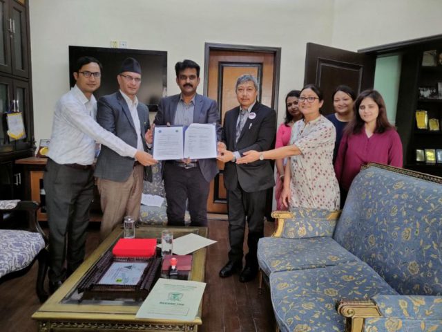 प्राज्ञिक र अनुसन्धानका क्षेत्रमा सहकार्य गर्ने गरी कान्तिपुर डेन्टल कलेज र भारत सविथा डेन्टल कलेज बीच सम्झौँता