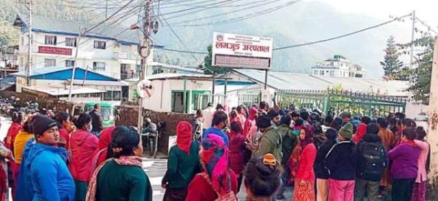 आमा र शिशु दुबैको मृत्यु भएपछि लमजुङ अस्पताल तनावग्रस्त