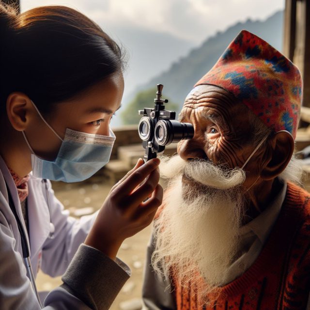 नेपाल नेत्रज्योति संघद्धारा बाग्लुङमा बृहत निःशुल्क आँखा शिबिरको आयोजना