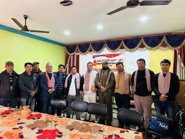 अर्यालको अध्यक्षतामा नेपाल स्वयंसेवी रक्तदाता समाज हेटौँडा नगर समिति गठन