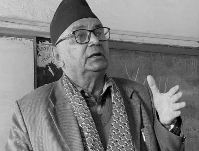 प्राध्यापक डा. ऋतुप्रसाद गडतौलाको निधन