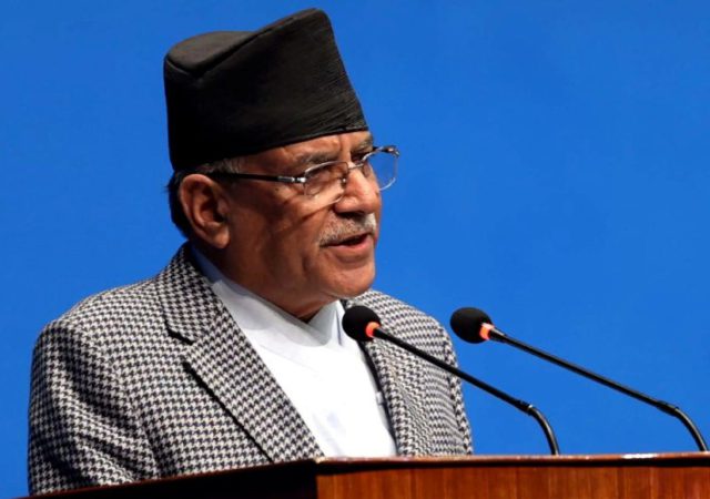 स्वास्थ्य बीमा कार्यक्रमलाई राष्ट्रिय गौरवको अभियानको रुपमा अघि बढाउँदै छौँ : प्रधानमन्त्री दाहाल